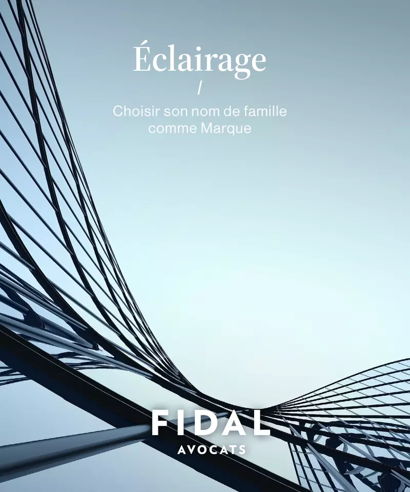 Eclairage juridique : Choisir son nom de famille comme Marque